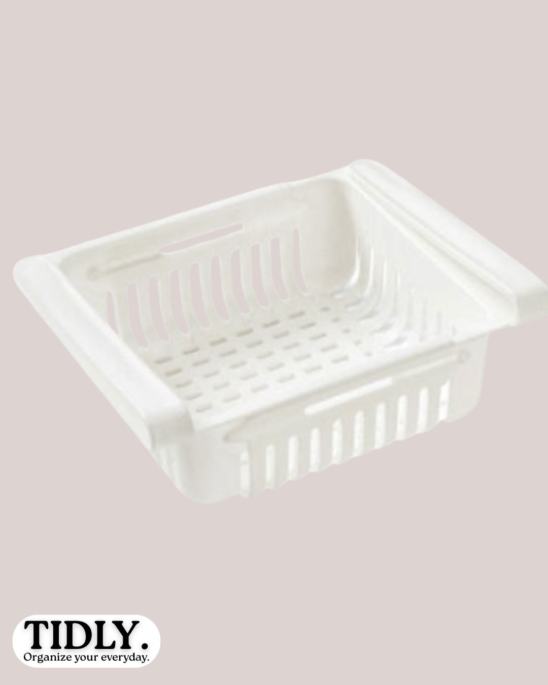 TIDLY Pull-Out Refrigerator Organizer Drawer