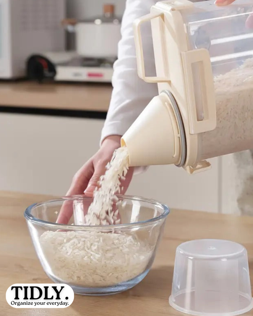 TIDLY Airtight Food Storage Container with Lid – Leak-Proof Kitchen Organizer