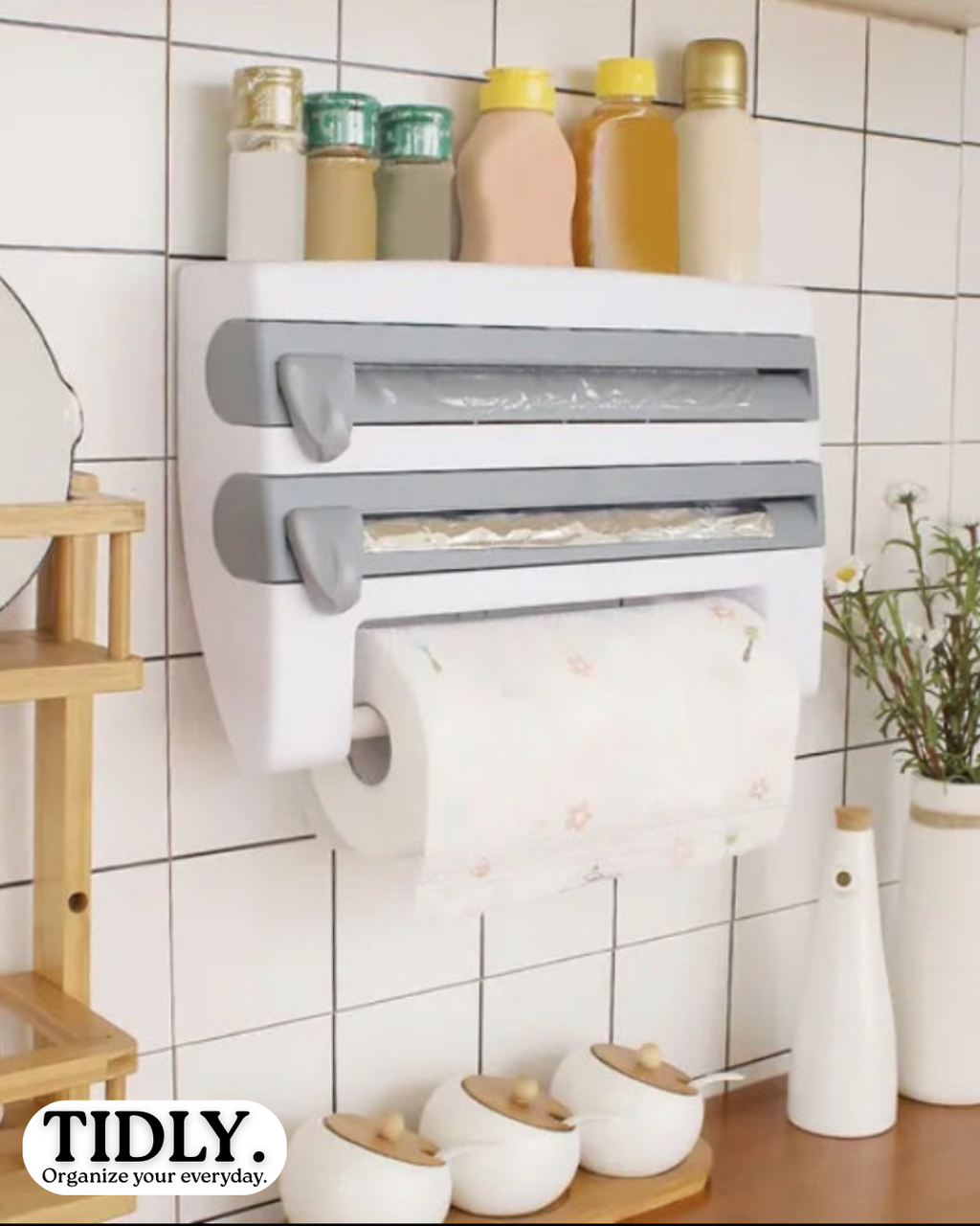 TIDLY Kitchen Wrap Organizer