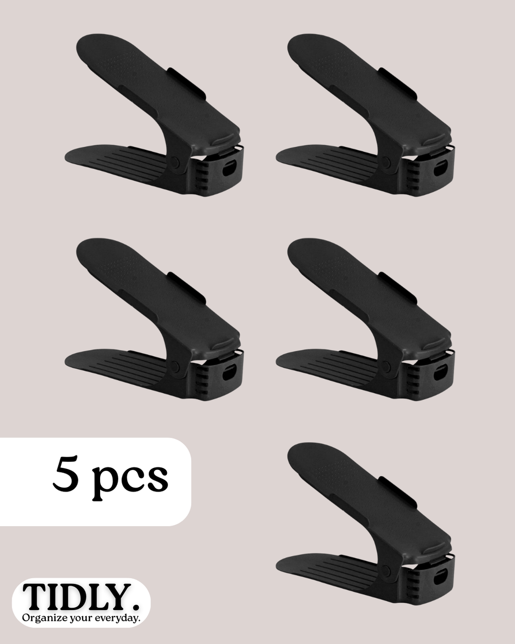 TIDLY Stackable Shoe Organizer (5pcs)