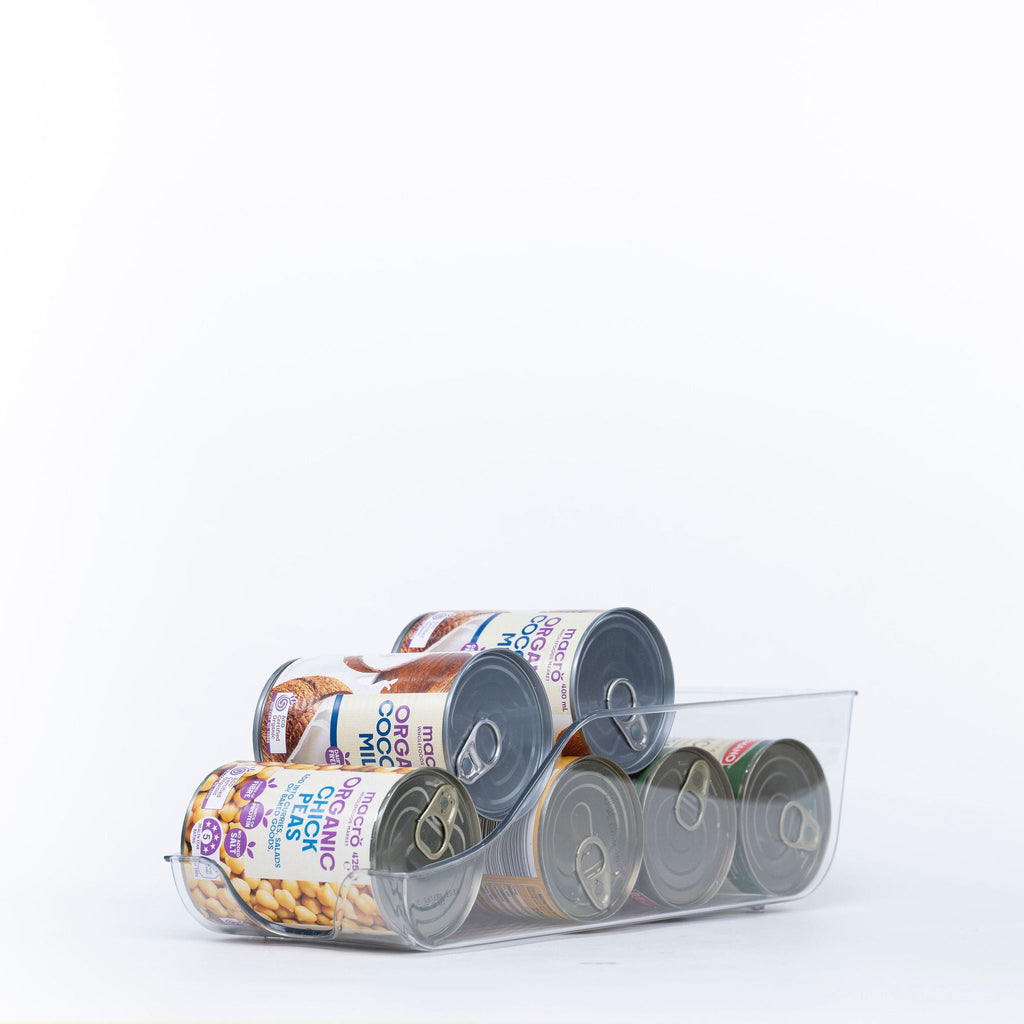 TIDLY Can Organizer – Clear Fridge Storage Tray