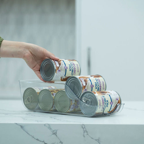 TIDLY Can Organizer – Clear Fridge Storage Tray