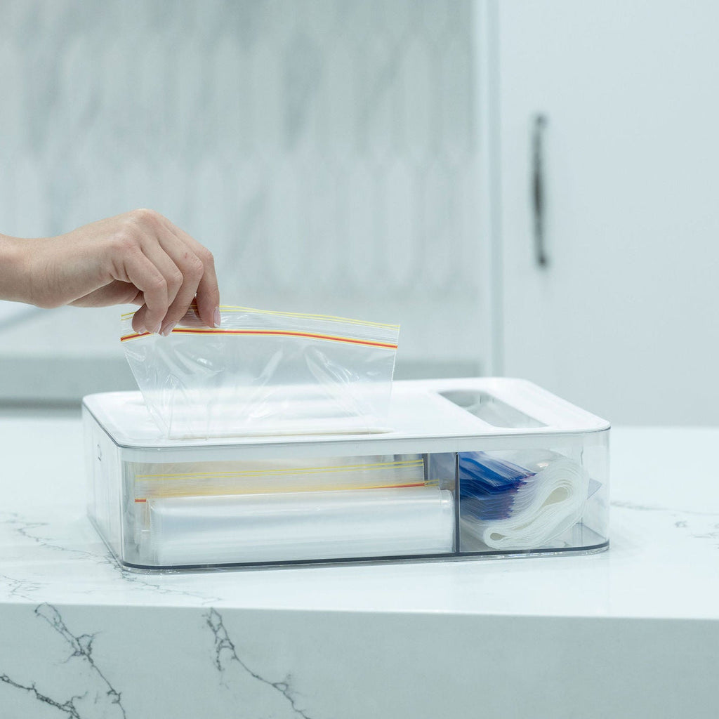 TIDLY Acrylic Sandwich Bag Organizer